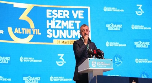 Büyükşehir’den Kocaeli’ye 3 yılda 4,5 milyarlık eser ve hizmet