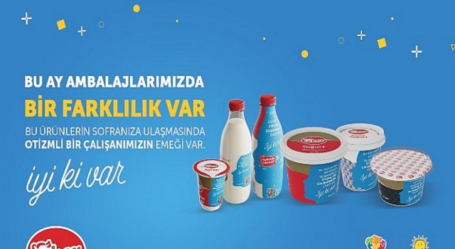 Eker, ambalajlarıyla Otizm Farkındalık Ayı’na dikkat çekiyor