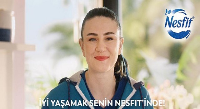 Milli sporcu Meryem Boz Nesfit’in yeni reklamı için kamera karşısına geçti