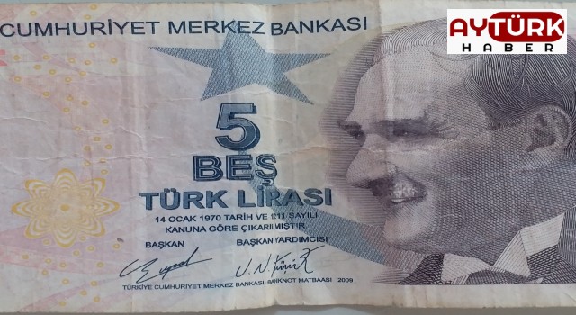 YENİ 5 TL'LİK BANKNOTLAR TEDAVÜLDE