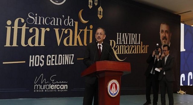 Ak Parti Yerel Yönetimler Başkanı Mehmet Özhaseki Orucunu Sincan’da Açtı