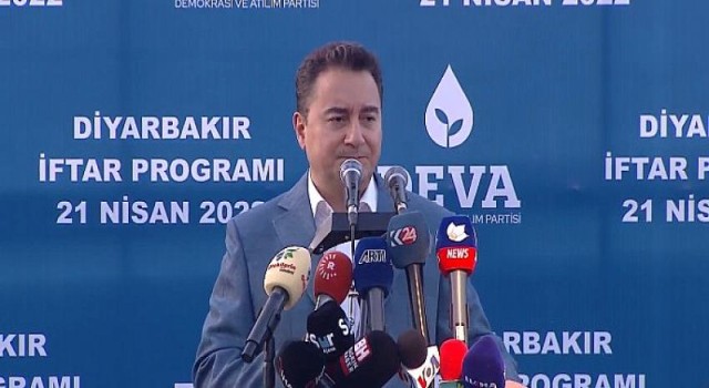 Ali Babacan Diyarbakır’dan Seslendi ‘Hayalimizdeki Türkiye, hepimizin Türkiye’sidir’