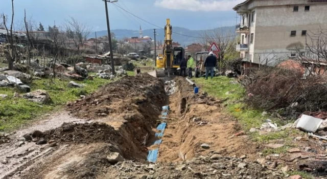 Bursa Orhaneli’nde BUSKİ’den altyapı yenilemesi