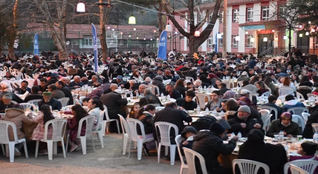 Bursa’da dağ ilçelerindeki iftar buluşmalarının son durağı Keles oldu