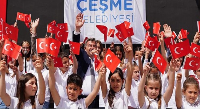 Çeşme’de 23 Nisan coşkusu