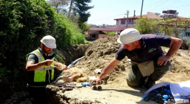 Hatay Antakya Günyazı’da 30 yılık şebeke yenilendi