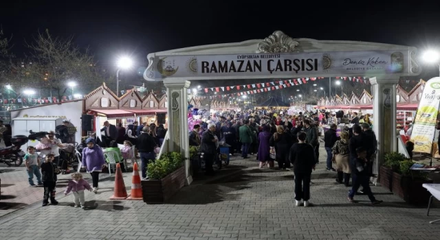 İstanbul Eyüpsultan’da Ramazan Çarşısı ilgisi