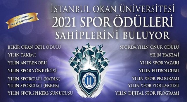 İstanbul Okan Üniversitesi Spor Ödülleri sahiplerini buluyor