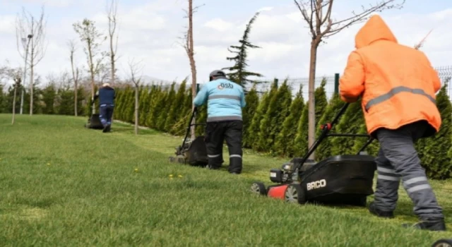 Kayseri OSB’den park temizliği