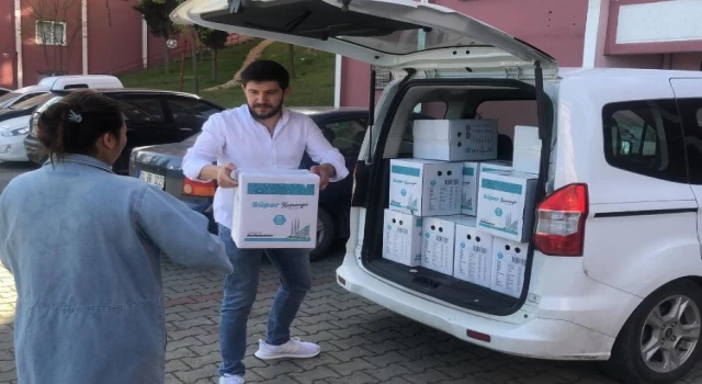 Kocaeli’de uluslararası öğrencilere gıda kolisi