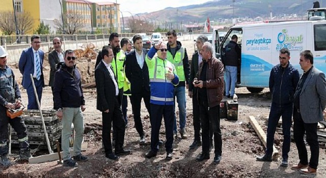 Stadyum Yanı Üst Geçit ve Bağlantı Yolu Projesi Devam Ediyor