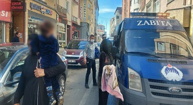 Çorlu'da Zabıta Ekiplerinden Dilenci Operasyonu