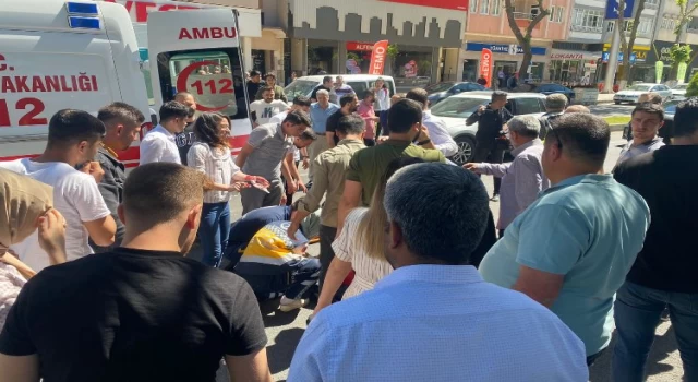 Adıyaman’da motosiklet yayaya çarptı: 2 yaralı