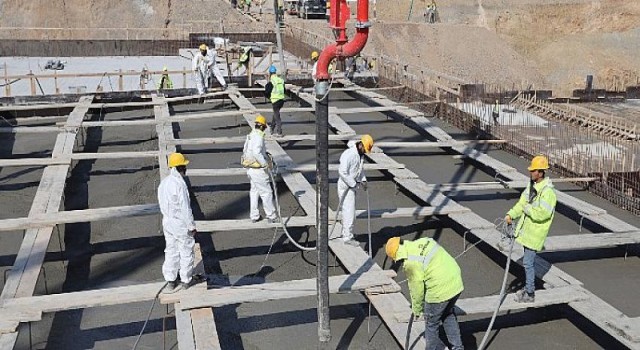 Akkuyu NGS’nin 4’üncü Ünitesi’nde Türbin Bölümü Temel Plakasının Beton Dökme İşlemi Başladı