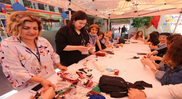 Birbirinden farklı bez bebekler Gaziantep’te bir arada