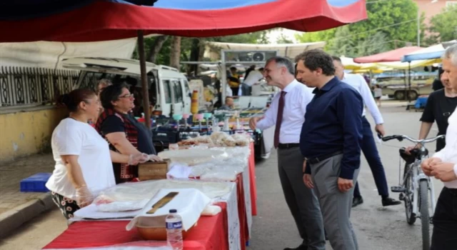 Bursa İnegöl’de Pazartesi Pazarında trafik sorunu çözüldü