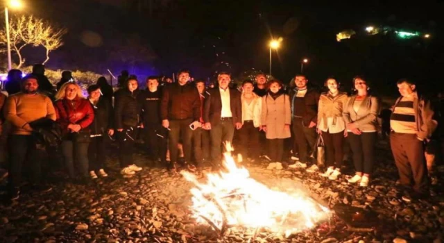 Bursa Mudanya’da Hıdırellez ateşi Tirilye’de yandı