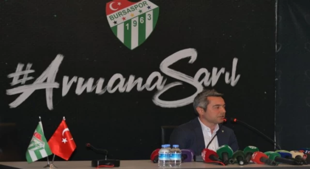 Bursaspor’da basamak oluşumların tamamen karşısındayız