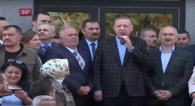 Cumhurbaşkanı Erdoğan: İstanbul Çatalca’da çukur-çamur kalmayacak