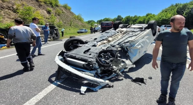 Düzce’de trafik kazası: 2 yaralı