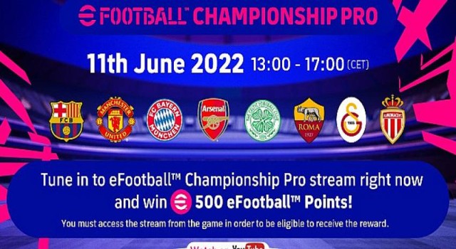 eFootball™ Championship Pro 2022’ye Katılacak 8 Kulüp Arasında Galatasaray Da Var!