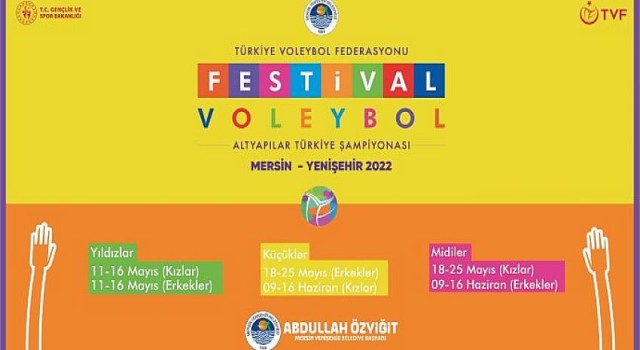 “Festival Voleybol 2022” Mersin Yenişehir’de yapılacak