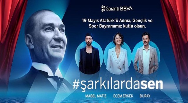 Garanti BBVA, 19 Mayıs’ı Atatürk’ün sevdiği şarkılarla kutluyor