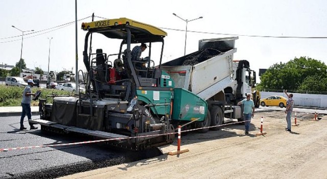 Havaların Isınmasıyla Asfalt Serim Çalışmaları Hızlandı