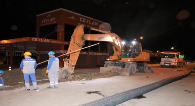 Kayseri KASKİ’den Yeni Sanayi’de alt yapı çalışması