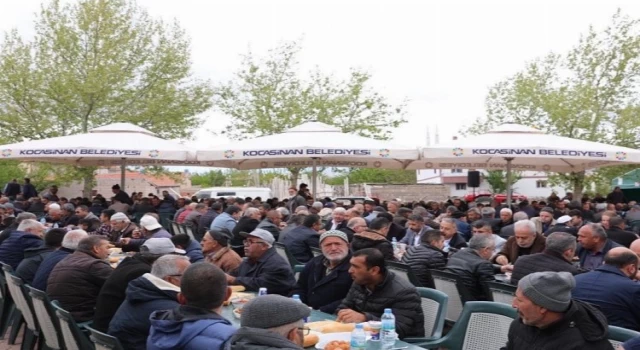 Kayseri Kocasinan’da ’Şükür Sofrası’ kuruldu