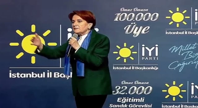 Meral Akşener: İstanbul’da da Türkiye’de de birinci olacağız