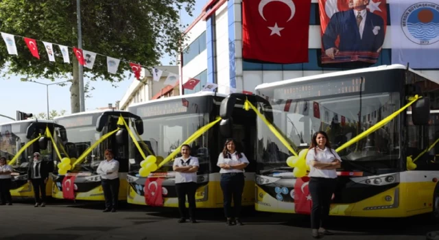 Mersin’e 67 Atak otobüs teslim edildi