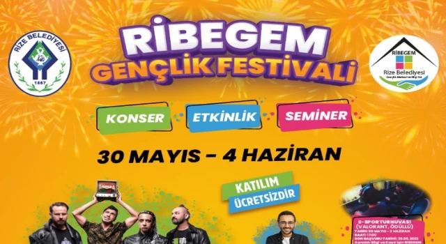 RİBEGEM, Gençlik Festivali’ne sayılı günler kaldı