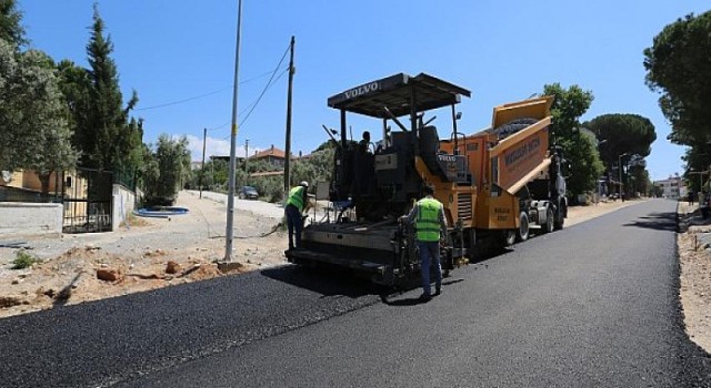 Yatağan’da birinci etapta sıcak asfaltlama yapılıyor