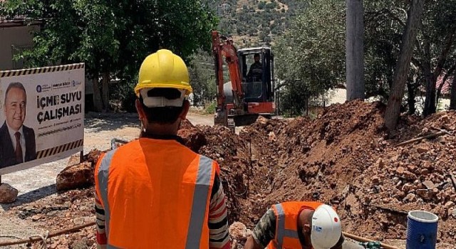 Antalya Kaş’ta içme suyu çalışmaları devam ediyor