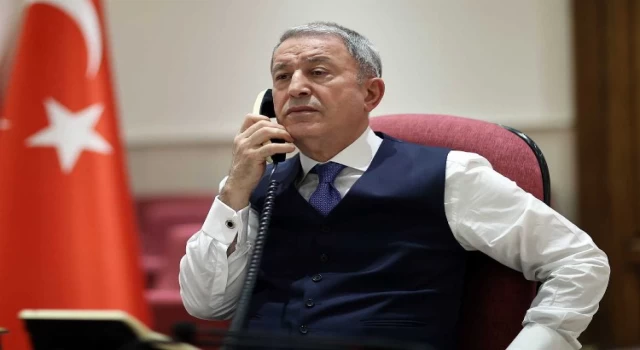 Hulusi Akar Rus mevkidaşıyla görüştü