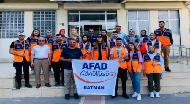 Batman’da AFAD gönüllüleri Sason’u gezdi