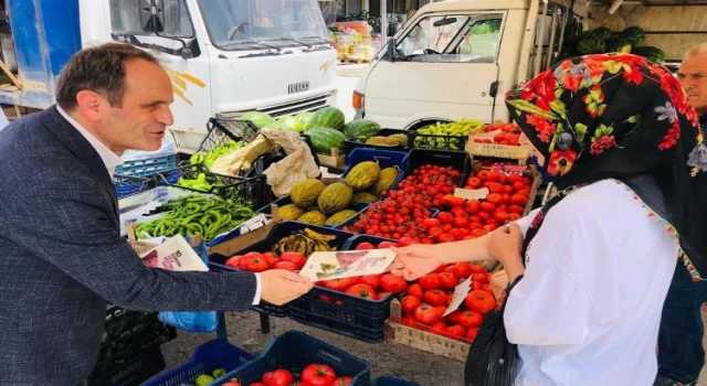 CHP’li Keleş halkın nabzını yokluyor