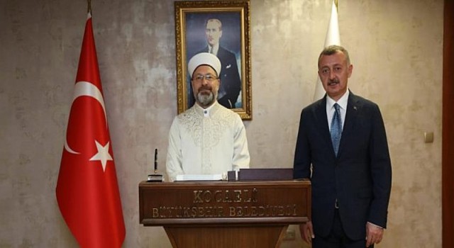 Diyanet İşleri Başkanı Erbaş’tan Büyükşehir’e ziyaret