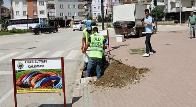 İnegöl Fiber Optik Altyapıya Kavuşuyor