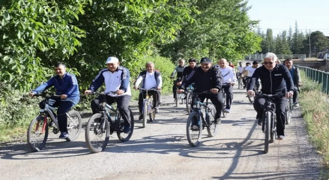 Kayseri Yahyalı’da bisiklet turu