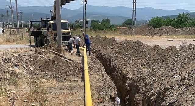 Kınık Organize Sanayi Bölgesi Doğalgaza Kavuşuyor