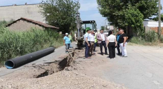 Manisa Rumeli Caddesi’nde altyapıya rehabilite