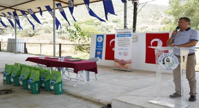 Muğla Milas’ta tarımsal destekler sürüyor