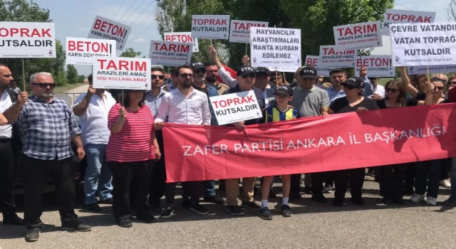 Zafer Partisi’nden ’toprak’ tepkisi