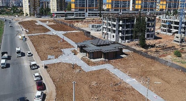 Güneş Mahallesi’ndeki Kentsel Dönüşüme modern park alanı