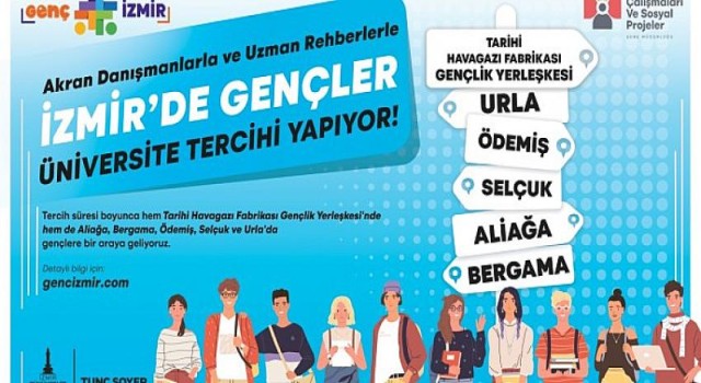 İzmir Büyükşehir Belediyesi, üniversite tercihinde gençlerin yanında