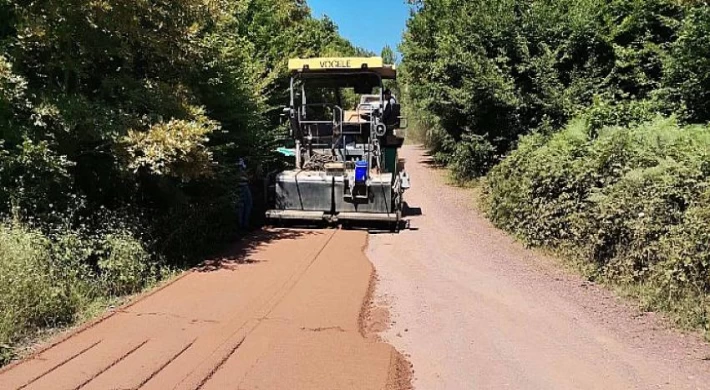 Kocaeli Büyükşehir kendi ürettiği asfaltı kullanıyor