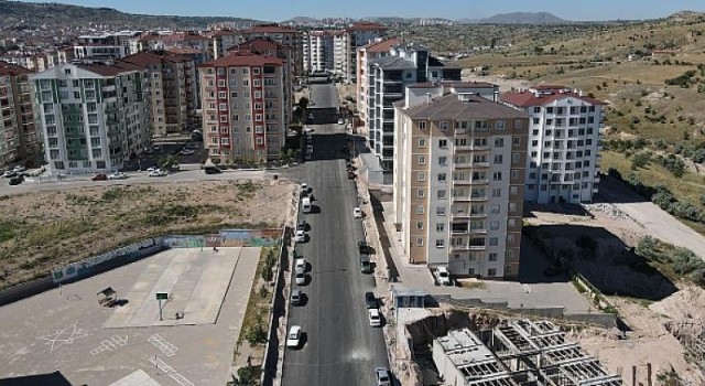 Nevşehir Ertuğrul Gazi Caddesi’nde Sıcak Asfalt Serimi Tamamlandı