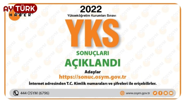 YKS Sınav sonuçları açıklandı